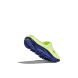 Hoka One One Ora Recovery Slide 3 'Lettuce Bellwether Blue' (GS) Angle 2
