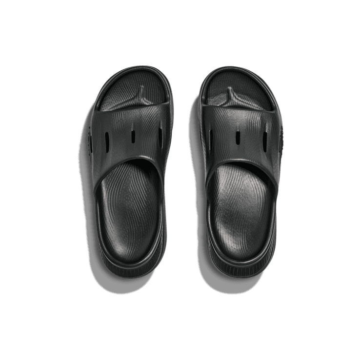 Hoka One One Ora Recovery Slide 3 'Triple Black' (GS) Angle 0