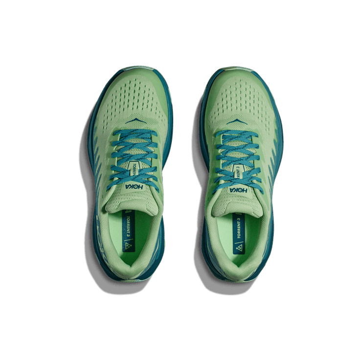 Hoka One One Torrent 3 'Lime Glow Deep Lagoon' (W) Angle 0