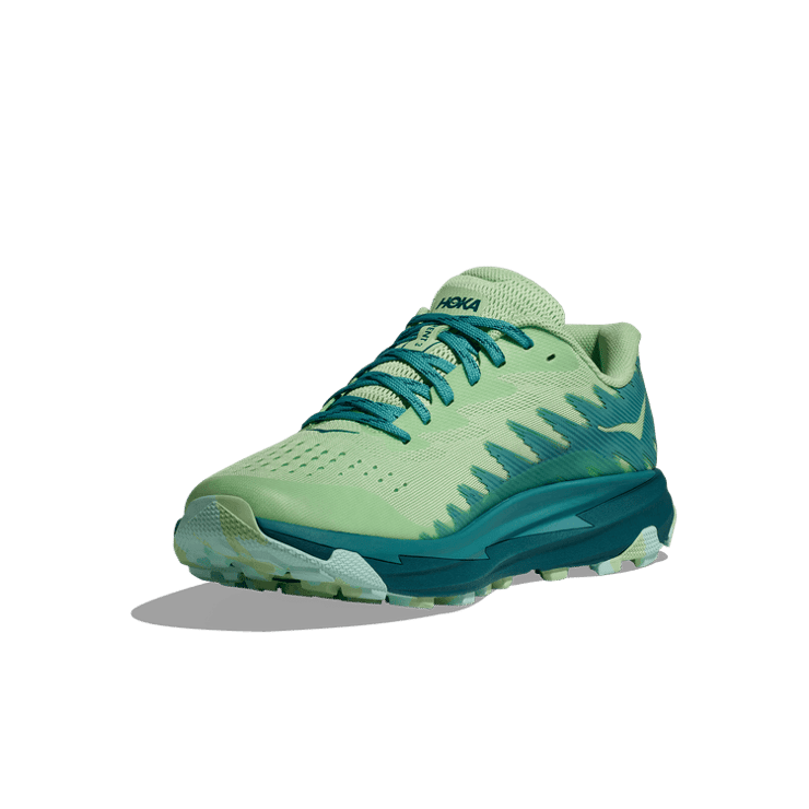 Hoka One One Torrent 3 'Lime Glow Deep Lagoon' (W) Angle 1