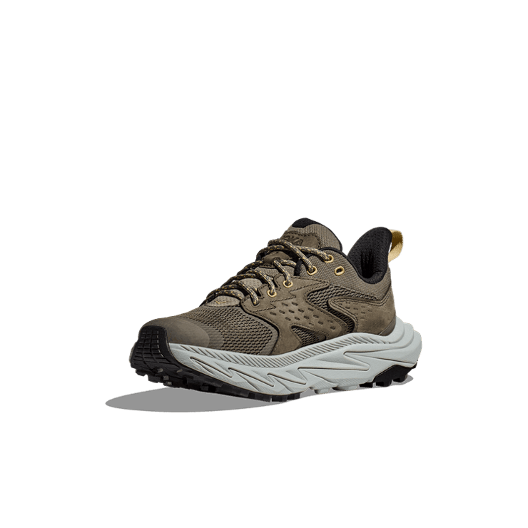 Hoka One One Anacapa 2 Low GORE-TEX 'Olive Haze Mercury' (GS) Angle 1