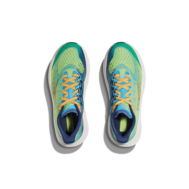 Hoka One One Mach 6 'Lettuce Bellwether Blue' (GS) Angle 0