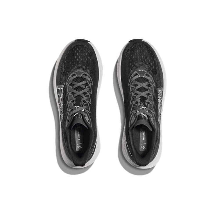 Hoka One One Mach 6 'Black White' (W) Angle 0