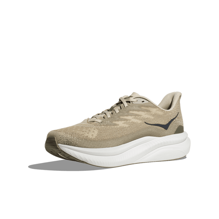Hoka One One Mach 6 'Oat Milk Barley' Angle 1