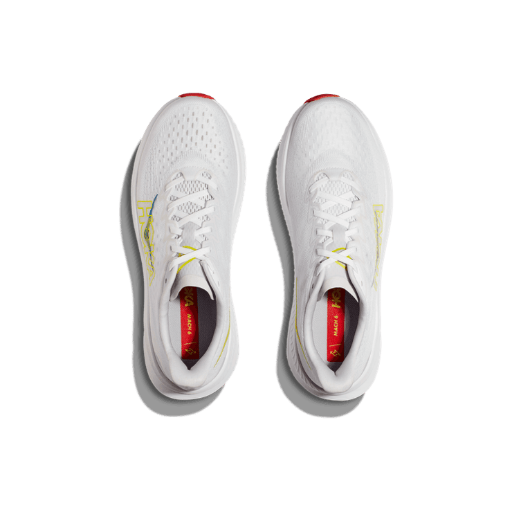 Hoka One One Mach 6 'White Nimbus Cloud' Angle 0