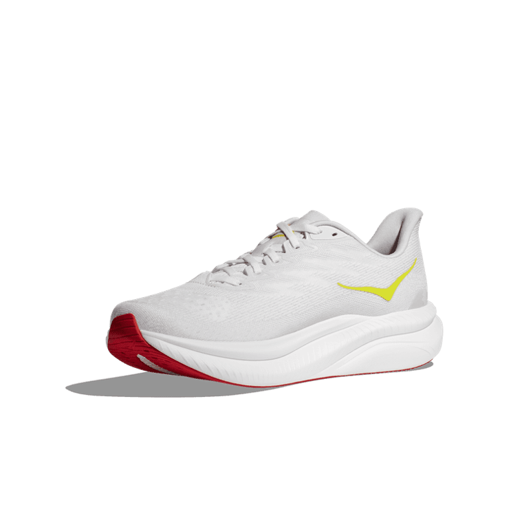 Hoka One One Mach 6 'White Nimbus Cloud' Angle 1