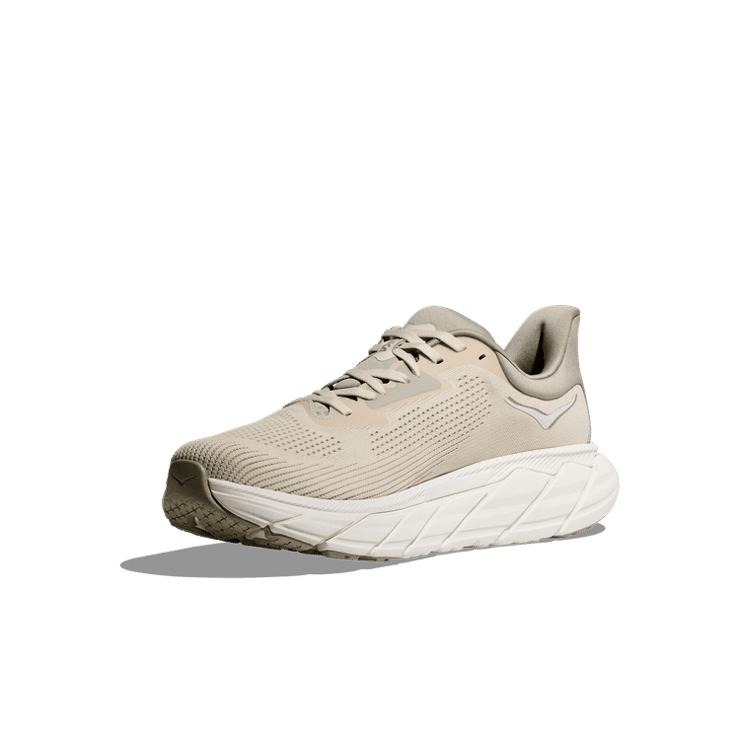 Hoka One One Arahi 7 'Oat Milk Barley' Angle 1