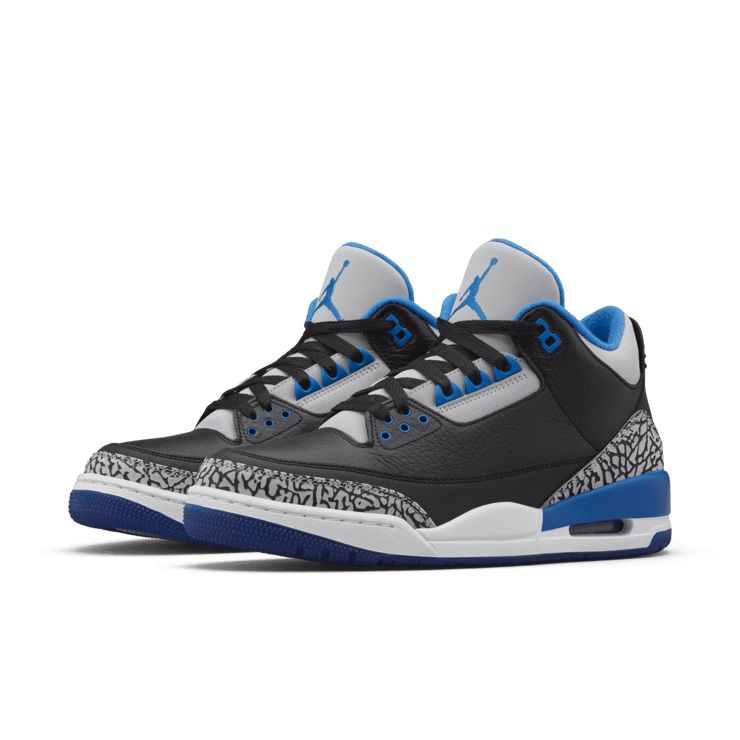 Jordan 3 Retro Sport Blue Angle 2