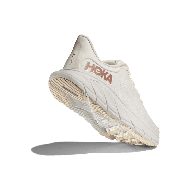 Hoka One One Arahi 7 'Blanc De Blanc Rose Gold' (W) Angle 2