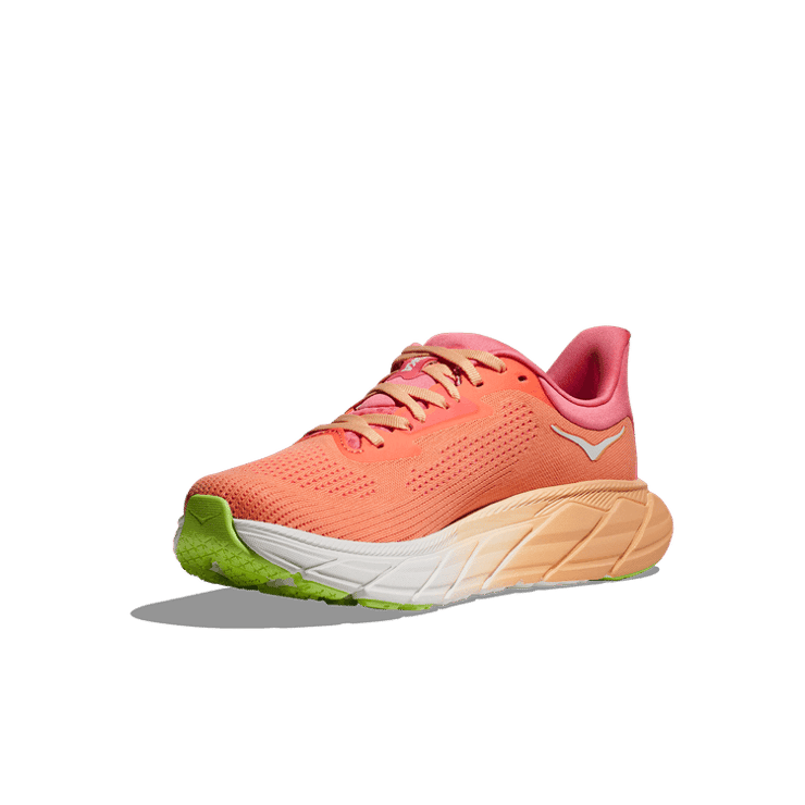 Hoka One One Arahi 7 'Papaya Coral' (W) Angle 1