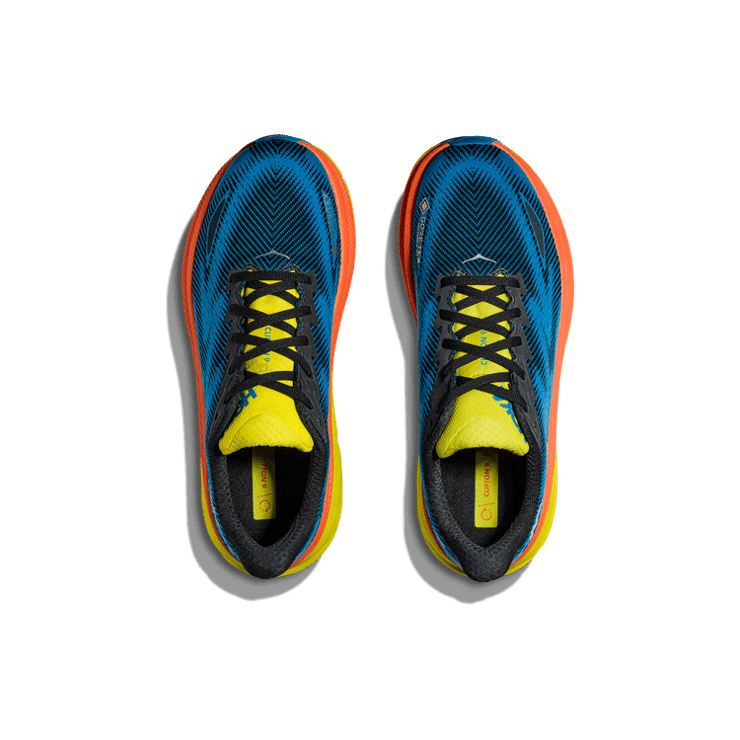 Hoka One One Clifton 9 GORE-TEX 'Black Diva Blue' Angle 0