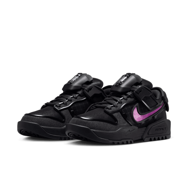 Nike Dunk Low Genesis RTFKT Black Wild Berry Angle 2