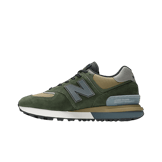 New Balance 574 Legacy Stone Island Dark Green Angle 0