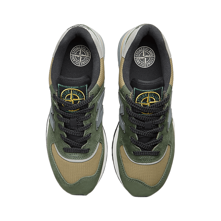New Balance 574 Legacy Stone Island Dark Green Angle 1