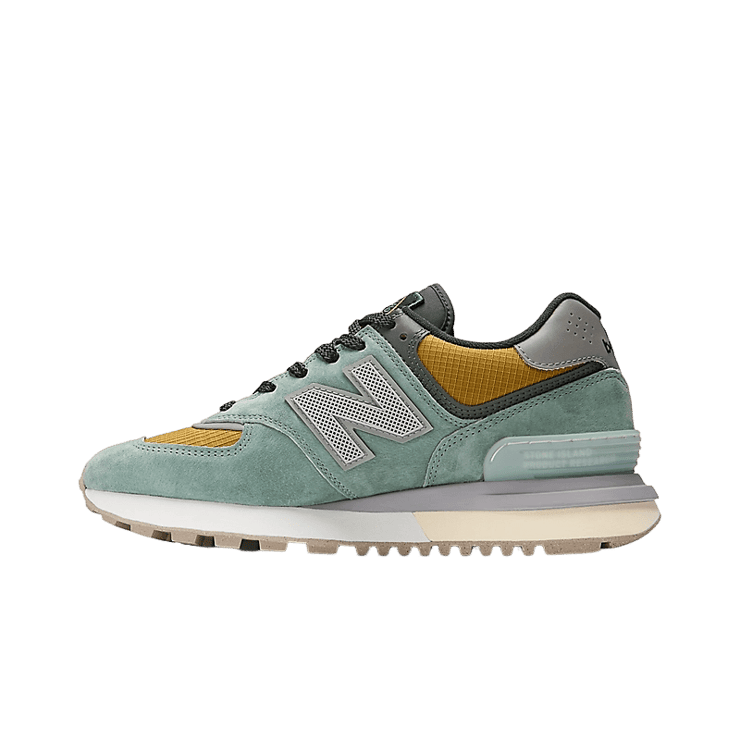 New Balance 574 Legacy Stone Island Light Green Angle 0