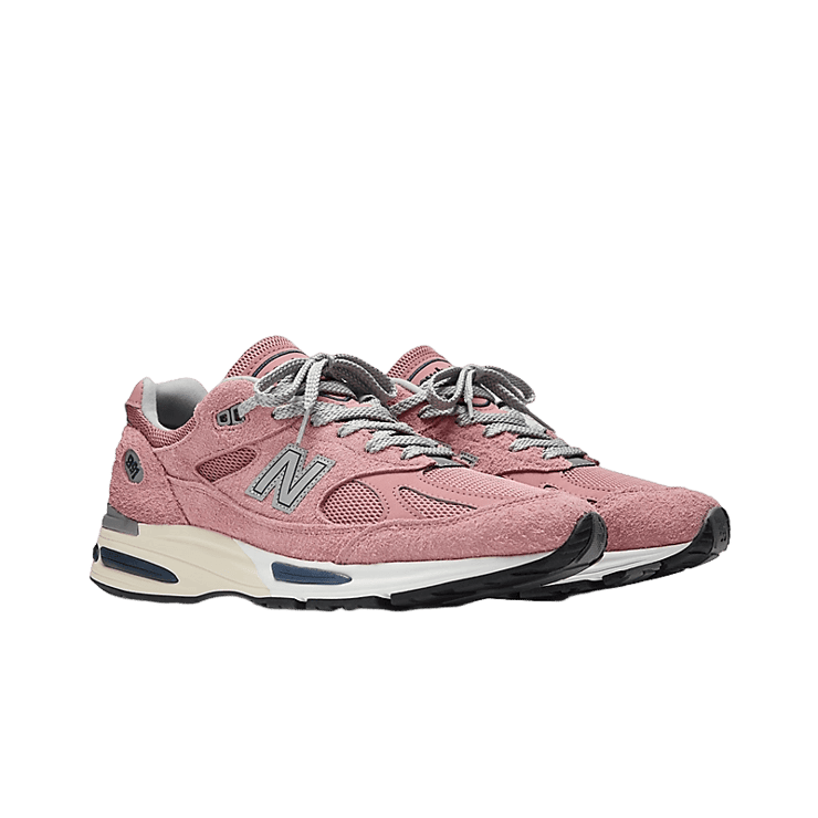 New Balance 991v2 Made in UK Pink Angle 2