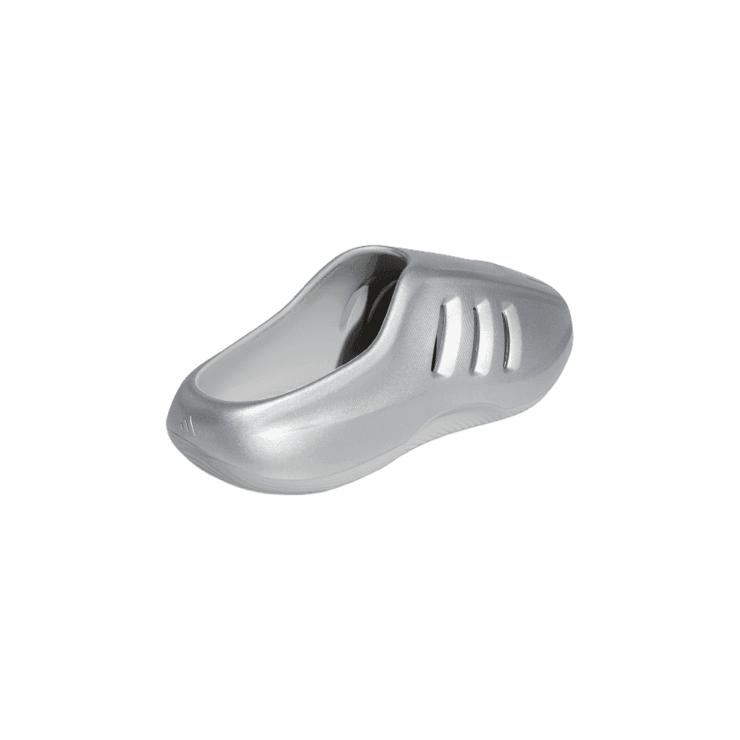 adidas adiFOM IIInfinity Slide Metallic Silver Angle 3