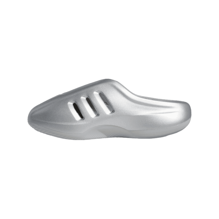 adidas adiFOM IIInfinity Slide Metallic Silver Angle 4