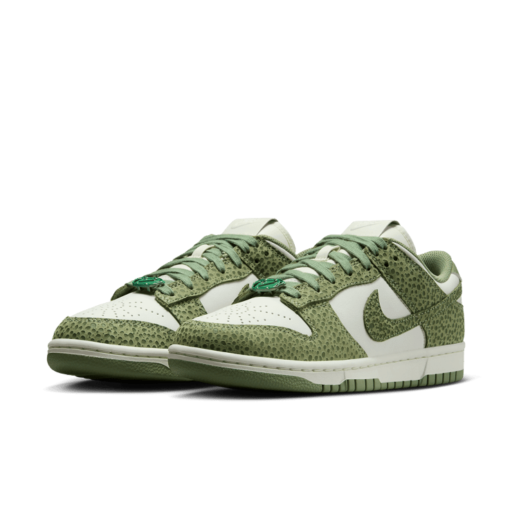 Nike Dunk Low Safari Print Honeydew (W) Angle 2