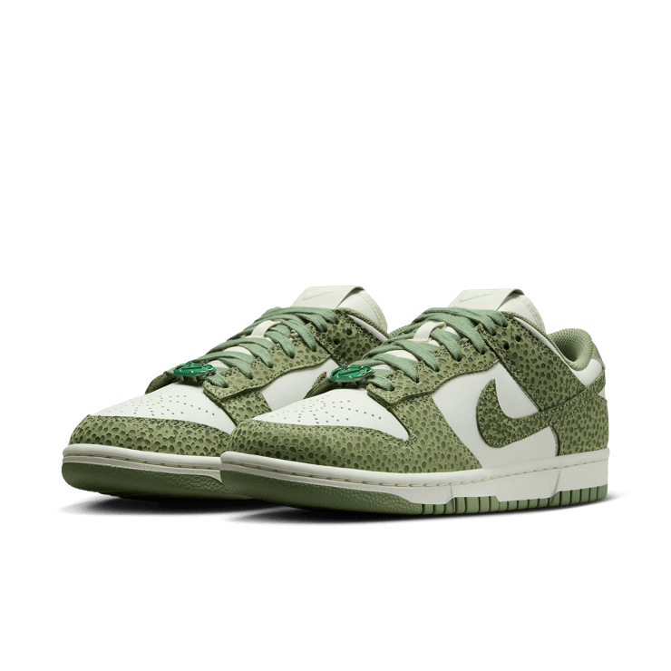 Nike Dunk Low Safari Print Honeydew (W) Angle 2