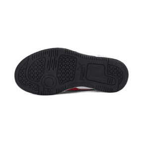PUMA Rebound LayUp Lo in White/High Risk Red/Black (PS) Angle 0