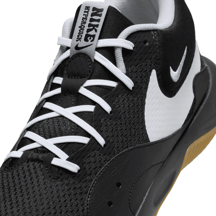 Nike Hyperquick 'Black White Flat Silver' Angle 4
