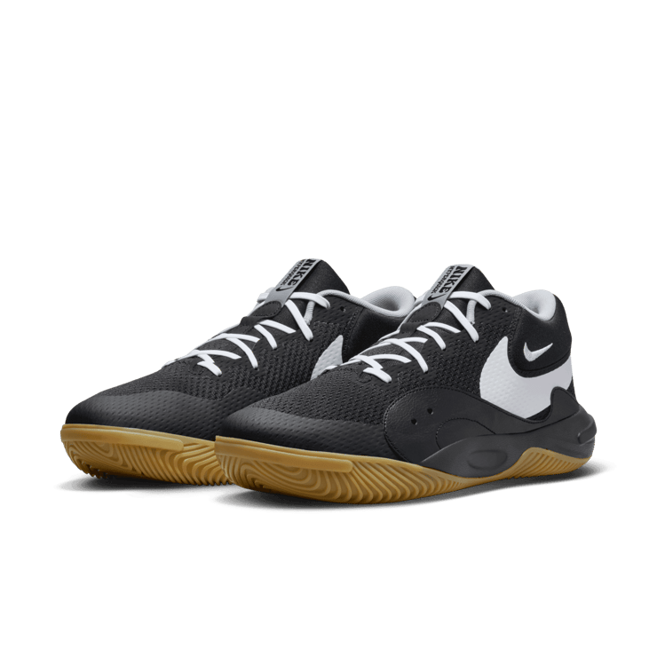 Nike Hyperquick 'Black White Flat Silver' Angle 2