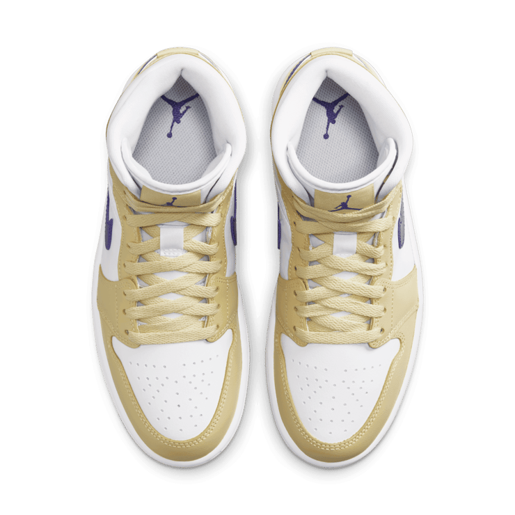 Jordan 1 Mid Lemon Wash Lapis (W) Angle 1