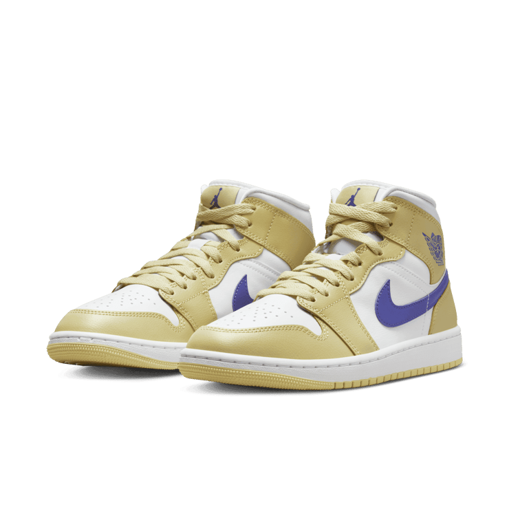 Jordan 1 Mid Lemon Wash Lapis (W) Angle 2