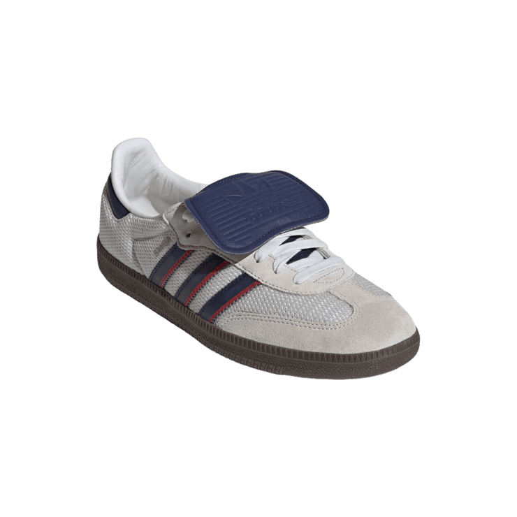adidas Samba LT Crystal White Dark Blue Angle 2