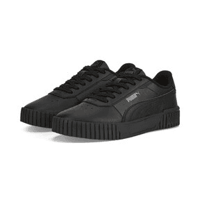 PUMA Carina 2.0 Sneakers in Black/Dark Shadow Angle 0