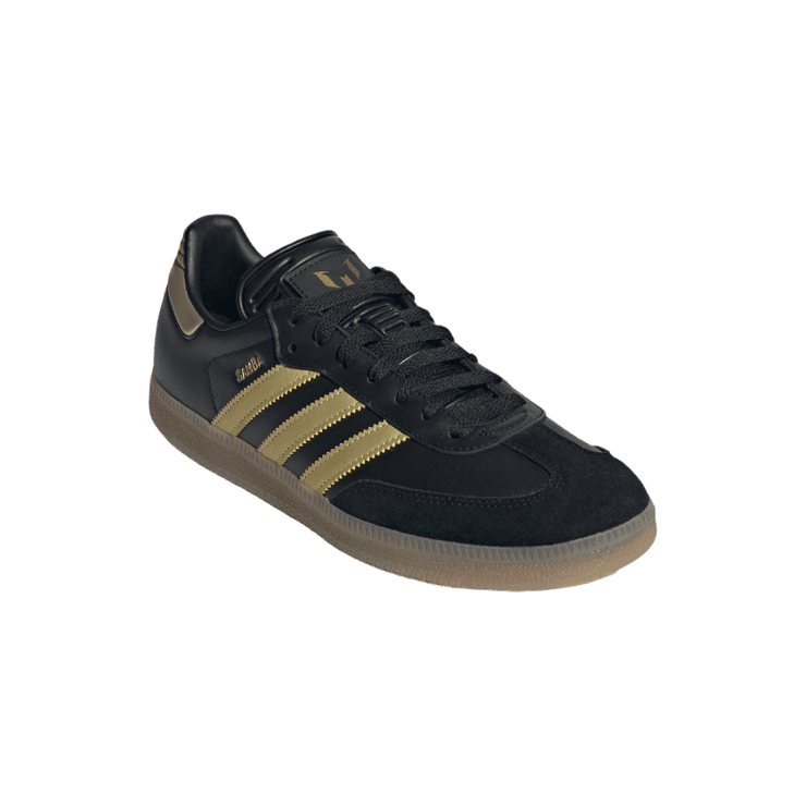 adidas Samba Lionel Messi Black Gold Angle 3