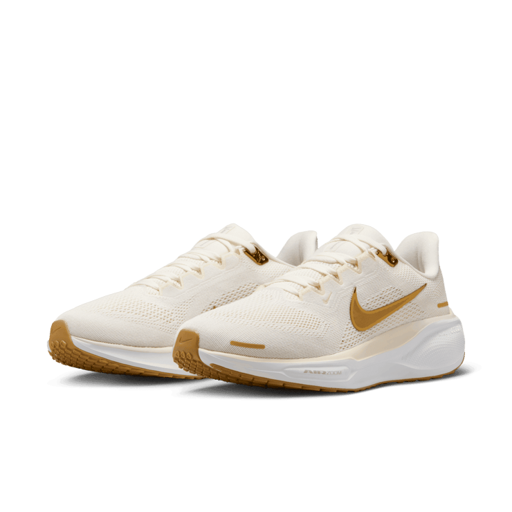 Nike Air Zoom Pegasus 41 Phantom Metallic Gold (W) Angle 2