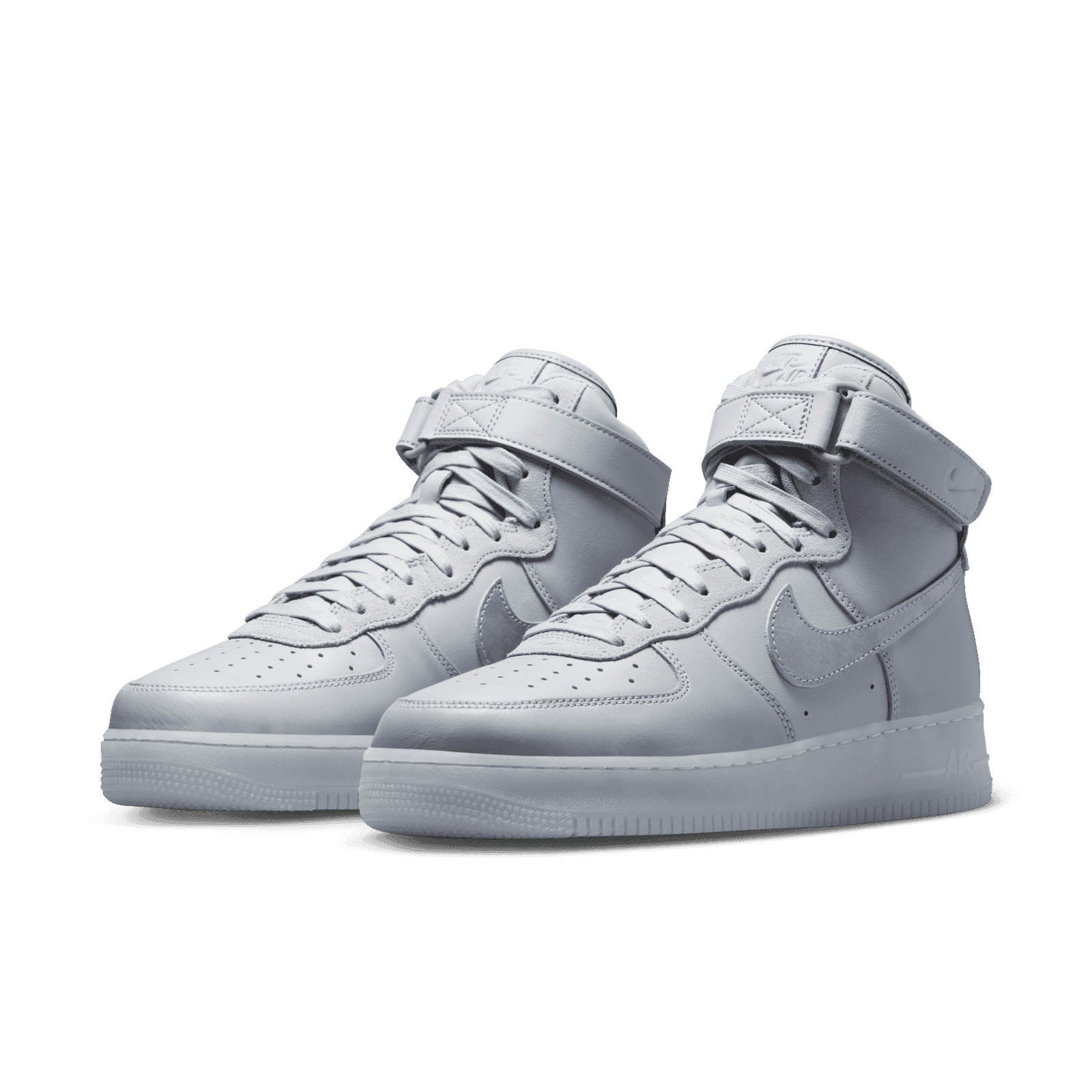 air force 1 high silver