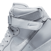Nike Air Force 1 High Premium Wolf Grey Metallic Silver Angle 6