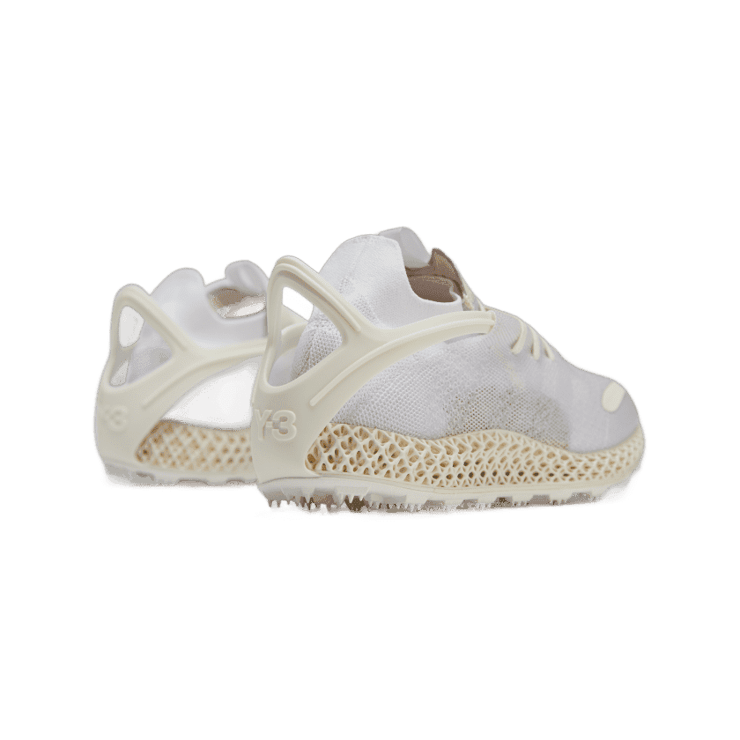 adidas Y-3 4D Runner White Angle 3