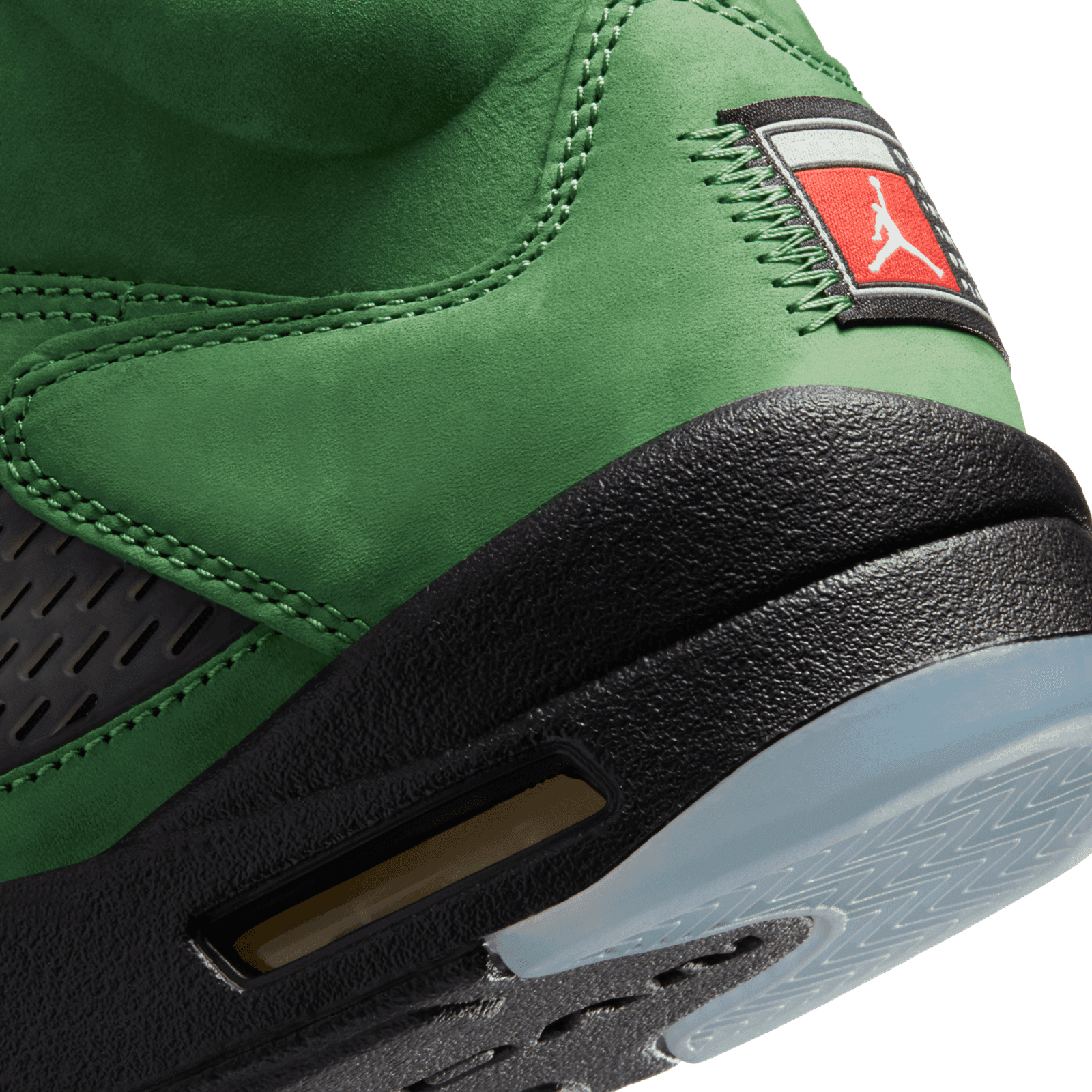 apple green 5 jordan