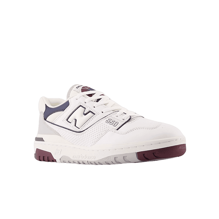 New Balance 550 White Natural Indigo Angle 2
