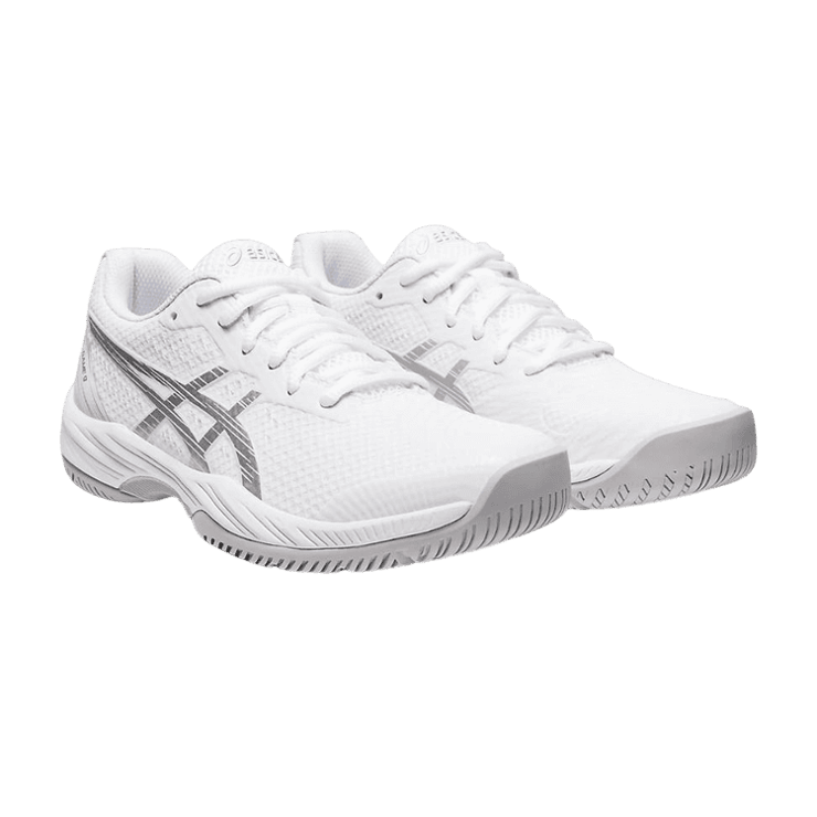 ASICS Gel Game 9 White Pure Silver (W) Angle 0