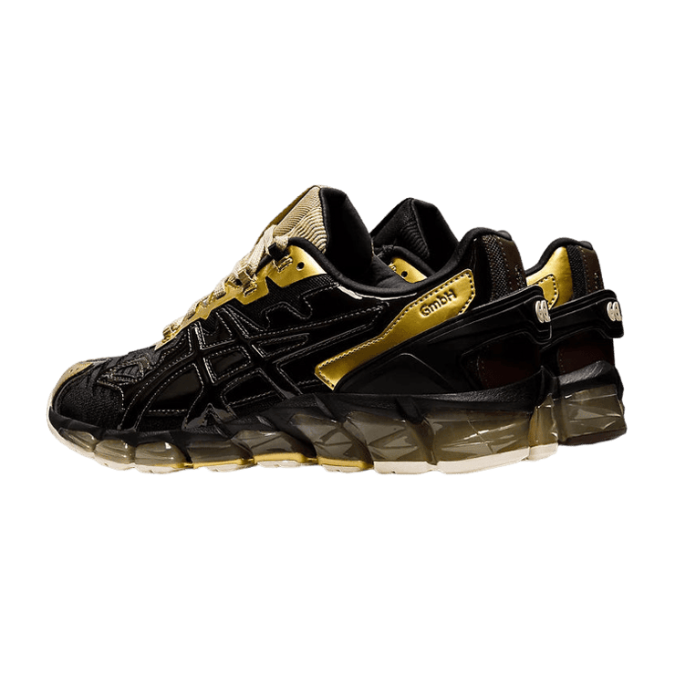 ASICS GmbH x Gel Quantum 360 6 Rich Gold Black Coffee Angle 1