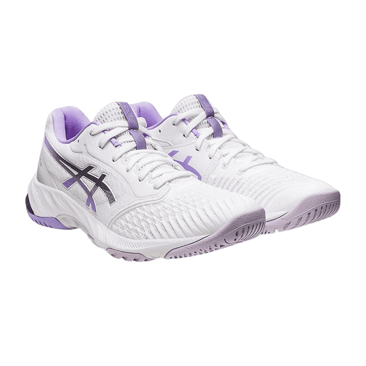 ASICS Netburner Ballistic FF 3 White Digital Violet (W) Angle 0