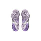 ASICS Netburner Ballistic FF 3 White Digital Violet (W) Angle 3