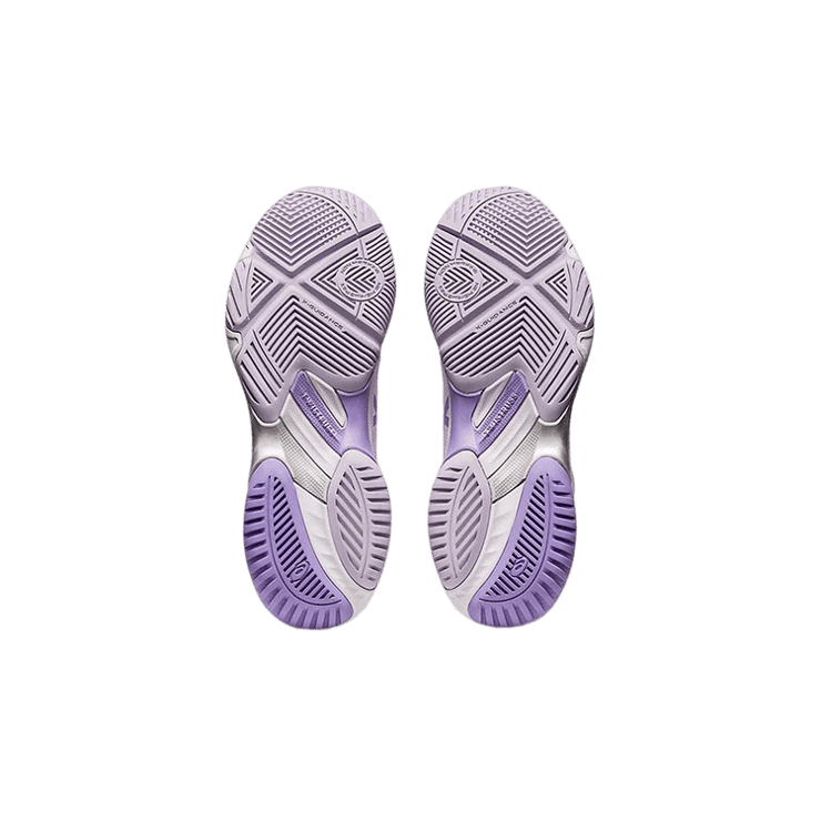 ASICS Netburner Ballistic FF 3 White Digital Violet (W) Angle 3