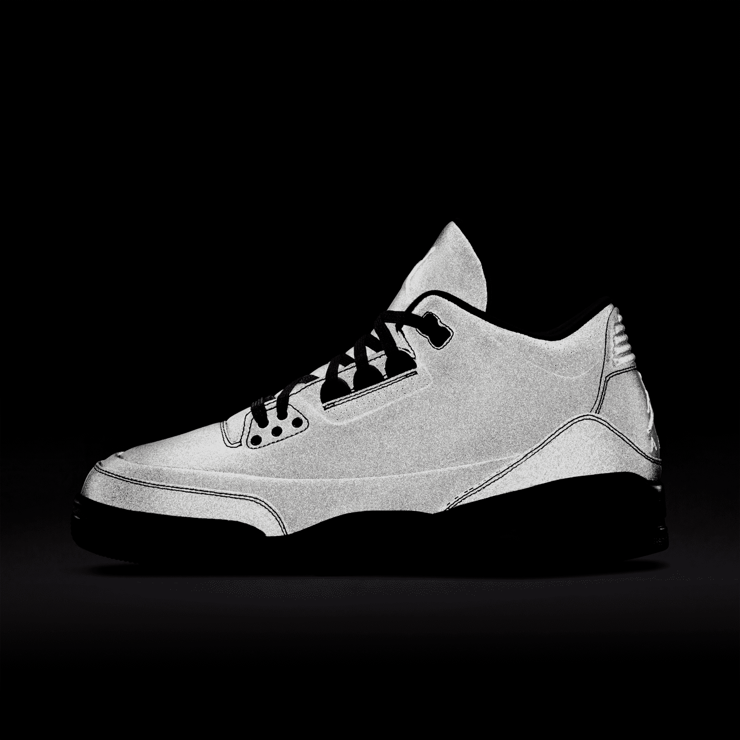 Jordan 3 Retro 5Lab3 Black Angle 4