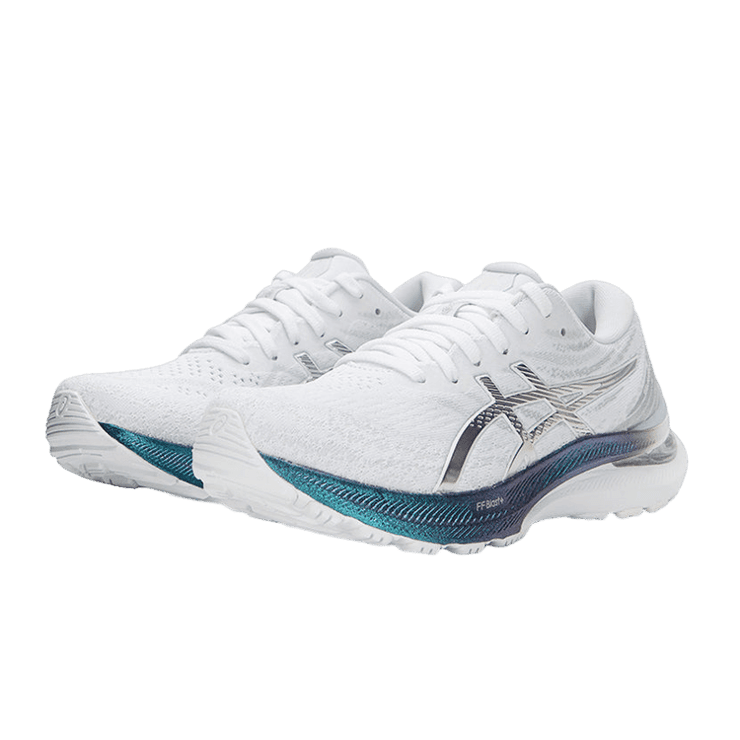 ASICS Gel Kayano 29 Platinum White Pure Silver (W) Angle 0