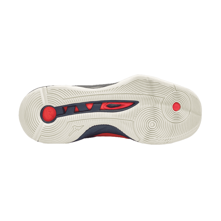 Mizuno Wave Momentum 2 Red/Black Angle 1