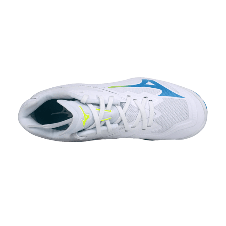 Mizuno Wave Lightning Z6 White Blue Angle 0
