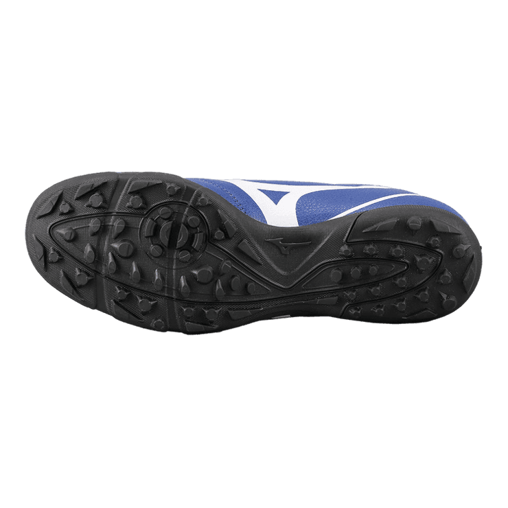 Mizuno Potrero Wide AS Broken Nail Soccer Blue Angle 2