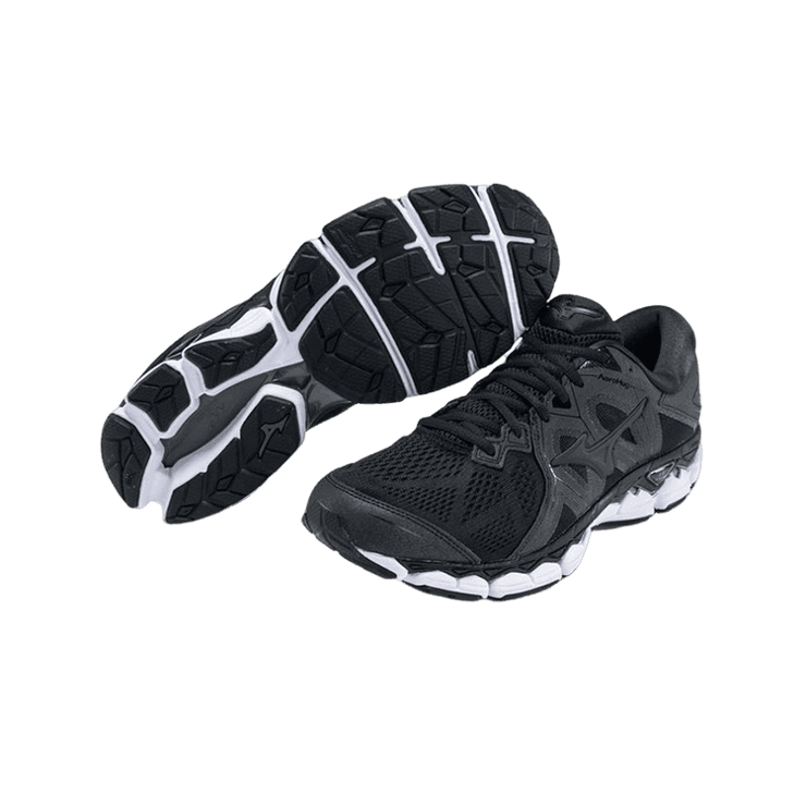 Mizuno Wave Sky 2 Black Angle 2
