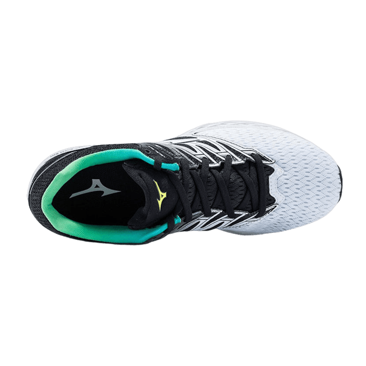 Mizuno Wave Shadow 2 White Black Angle 1